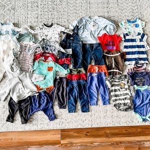 3-6 Mo baby boy clothing bundle